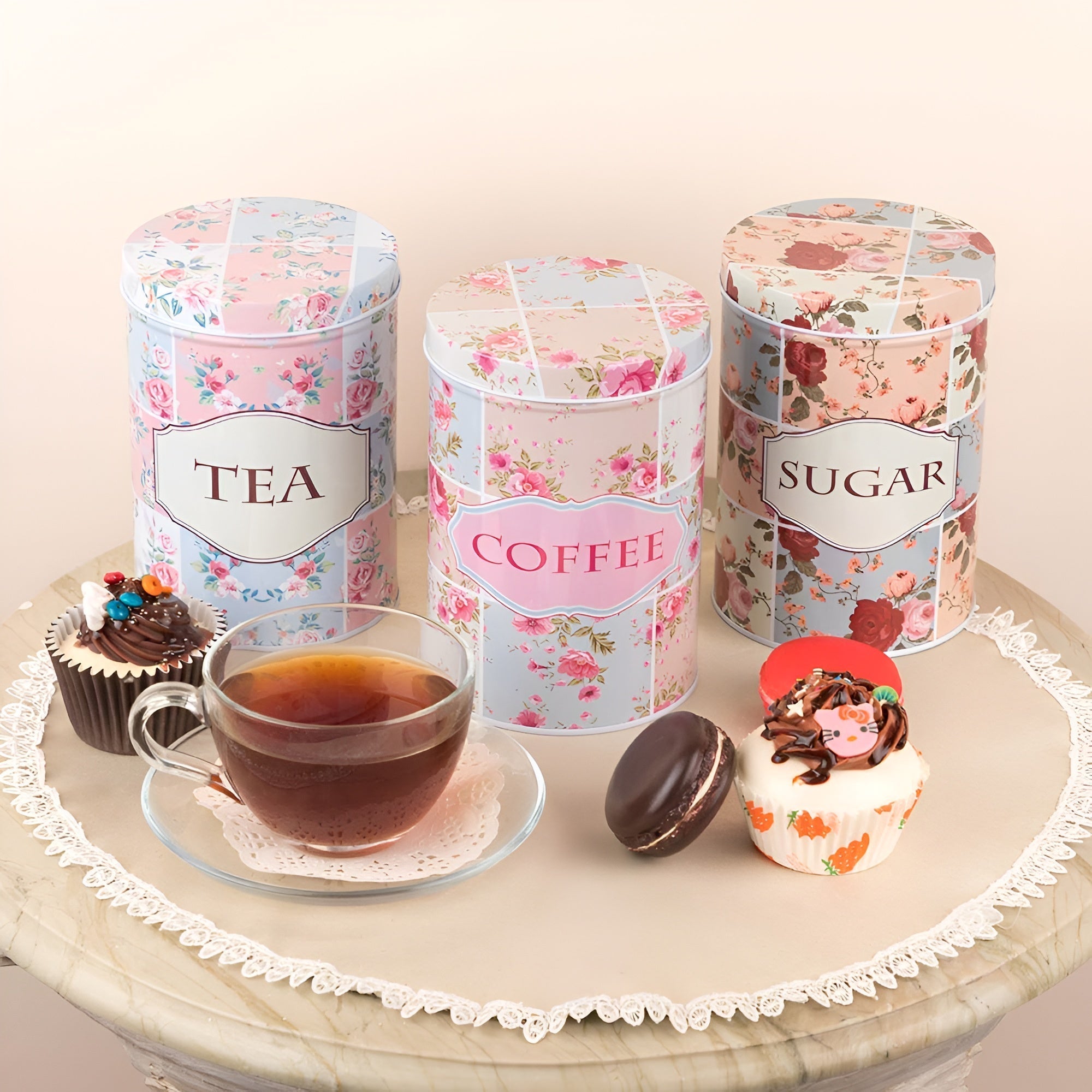 Vintage Storage Tin Set – Neat kitchen fit