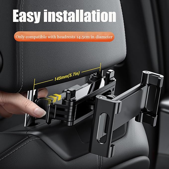 Adjustable Car Tablet Holder – Strong & Stable Grip
