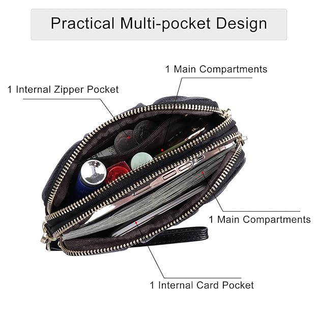 Soft Leather Handbag – Adjustable Long Shoulder Strap