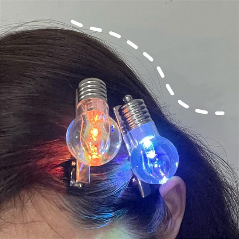 LED Light Hair Clips