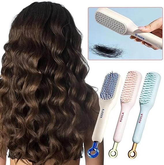 Self Cleaning Hair Brush (Buy1 Get 1 Free)