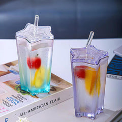 Star Straw Drink Cup
