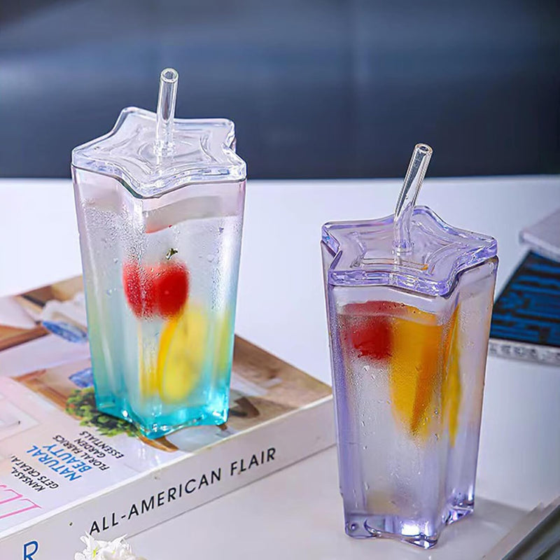 Star Straw Drink Cup