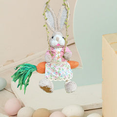 Easter Bunny Swing Ornament
