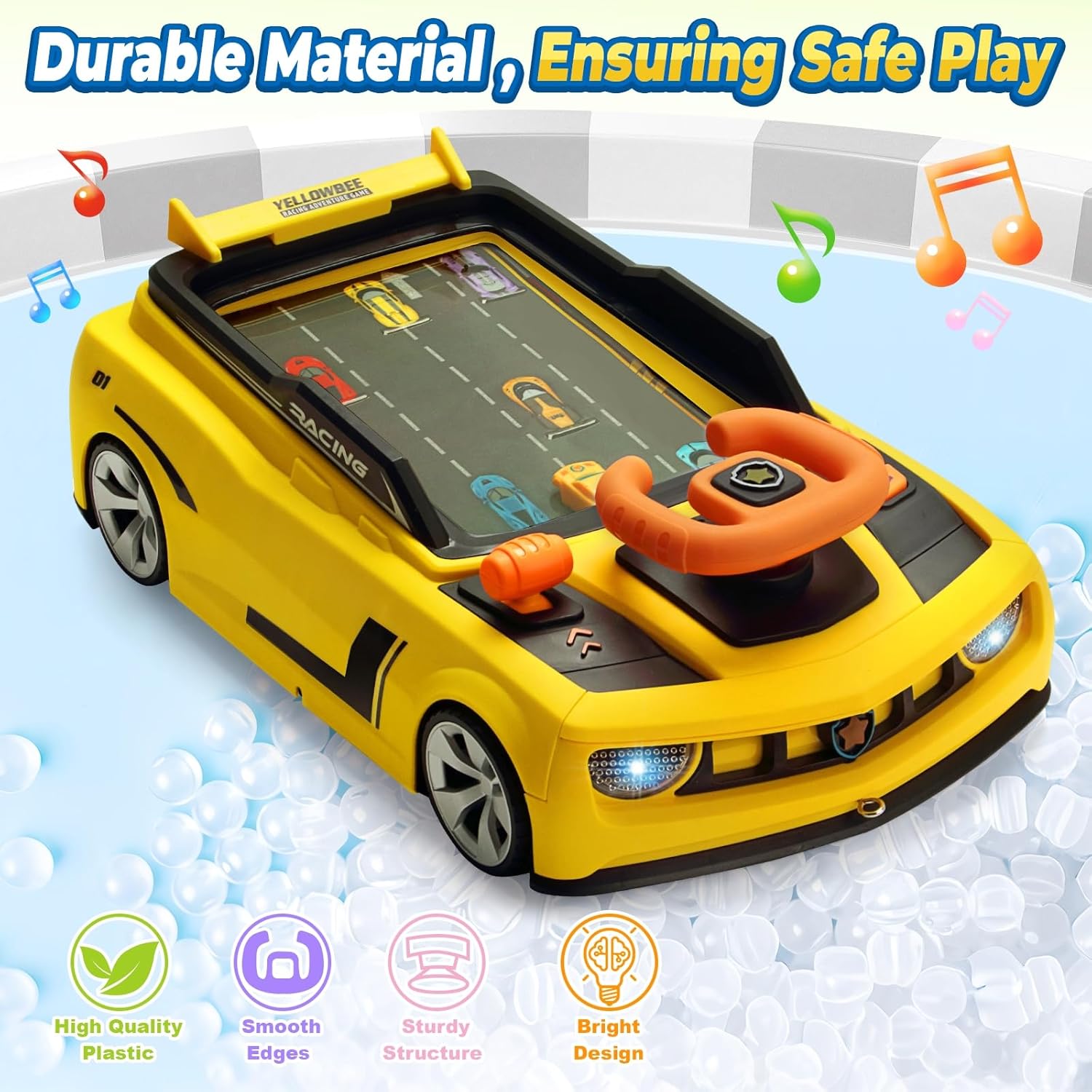 Racing Adventure Car Toy – Music, Horn &amp; Sound Effects