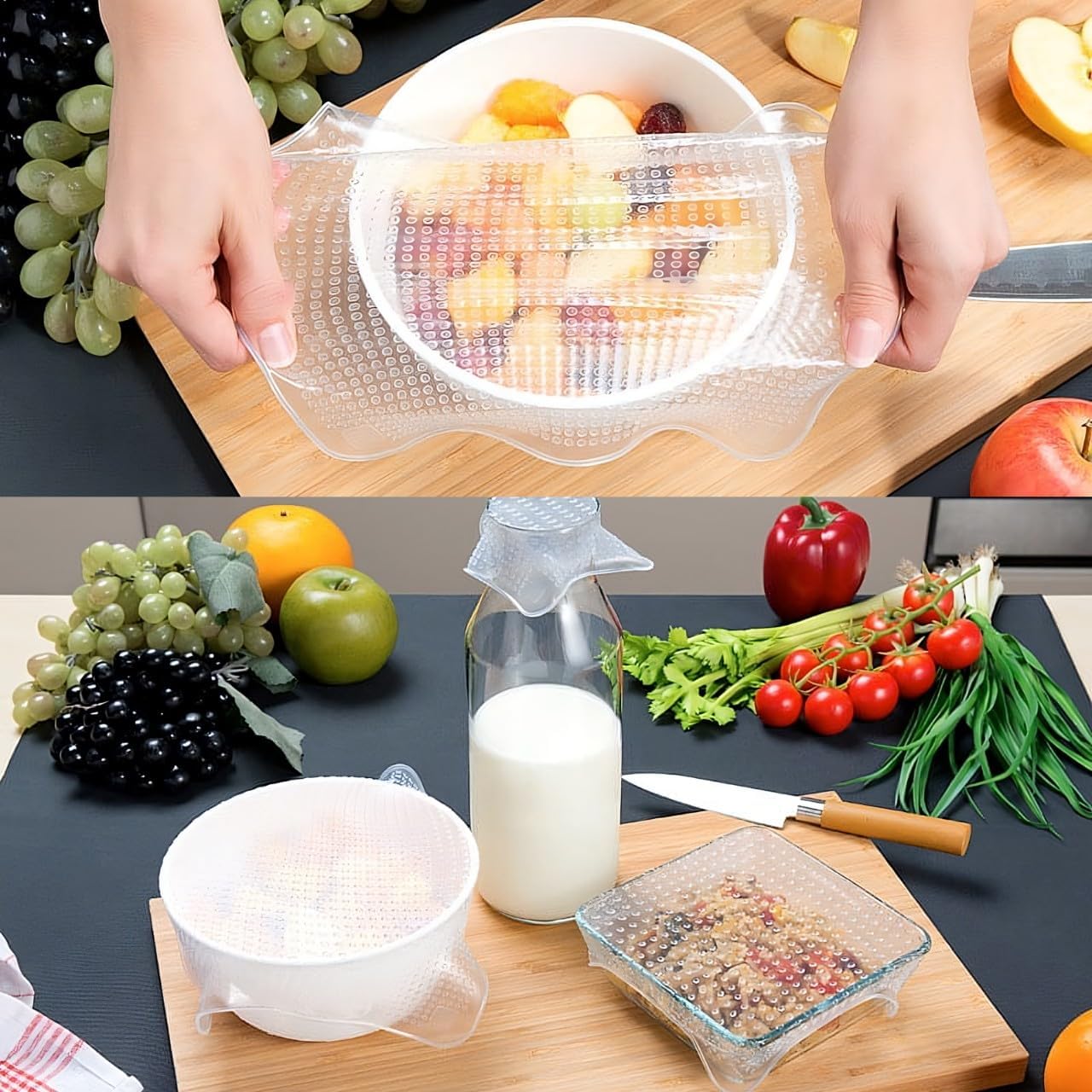 Silicone Reusable Food Wrap – Safe & Healthy Material