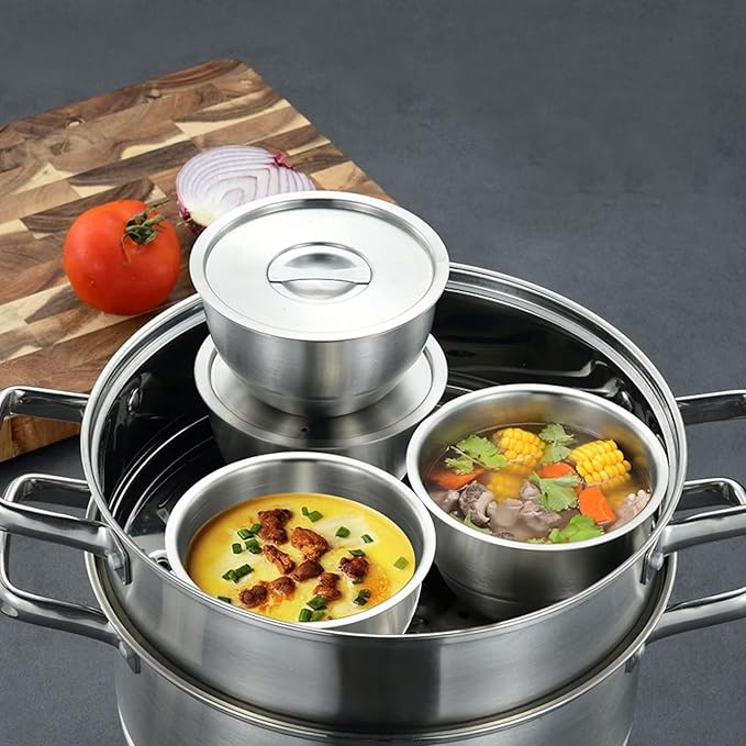 Stainless Steel Food Bowl with Lid – Useful choice