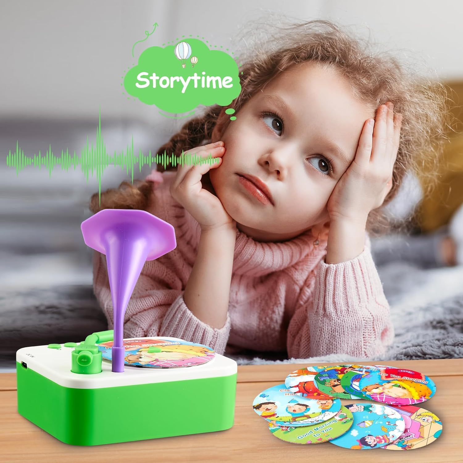 Kids Gramophone Music Player – Enhances listening ability