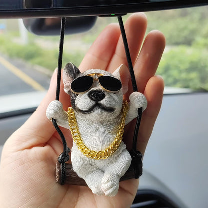 Dog Car Pendant Interior