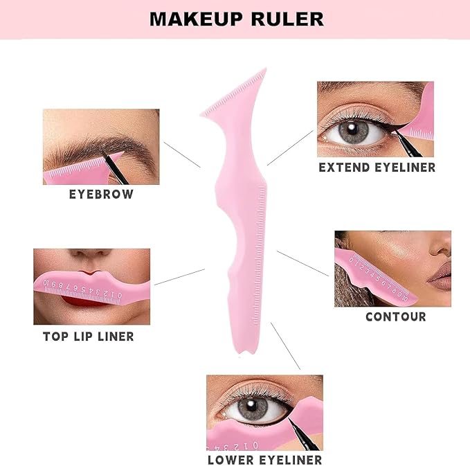 5 in 1 Silicone Make up Tool – Precise & Mess-Free Application