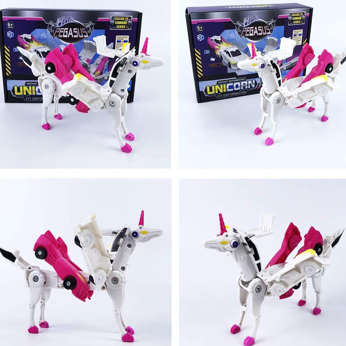 2 In 1 Instant Deformation Unicorn Cars