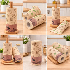 Wood Fiber Reusable Cleaning Towel