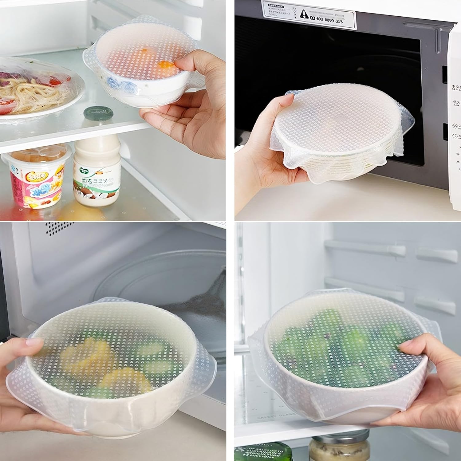 Silicone Reusable Food Wrap – Easy to Clean