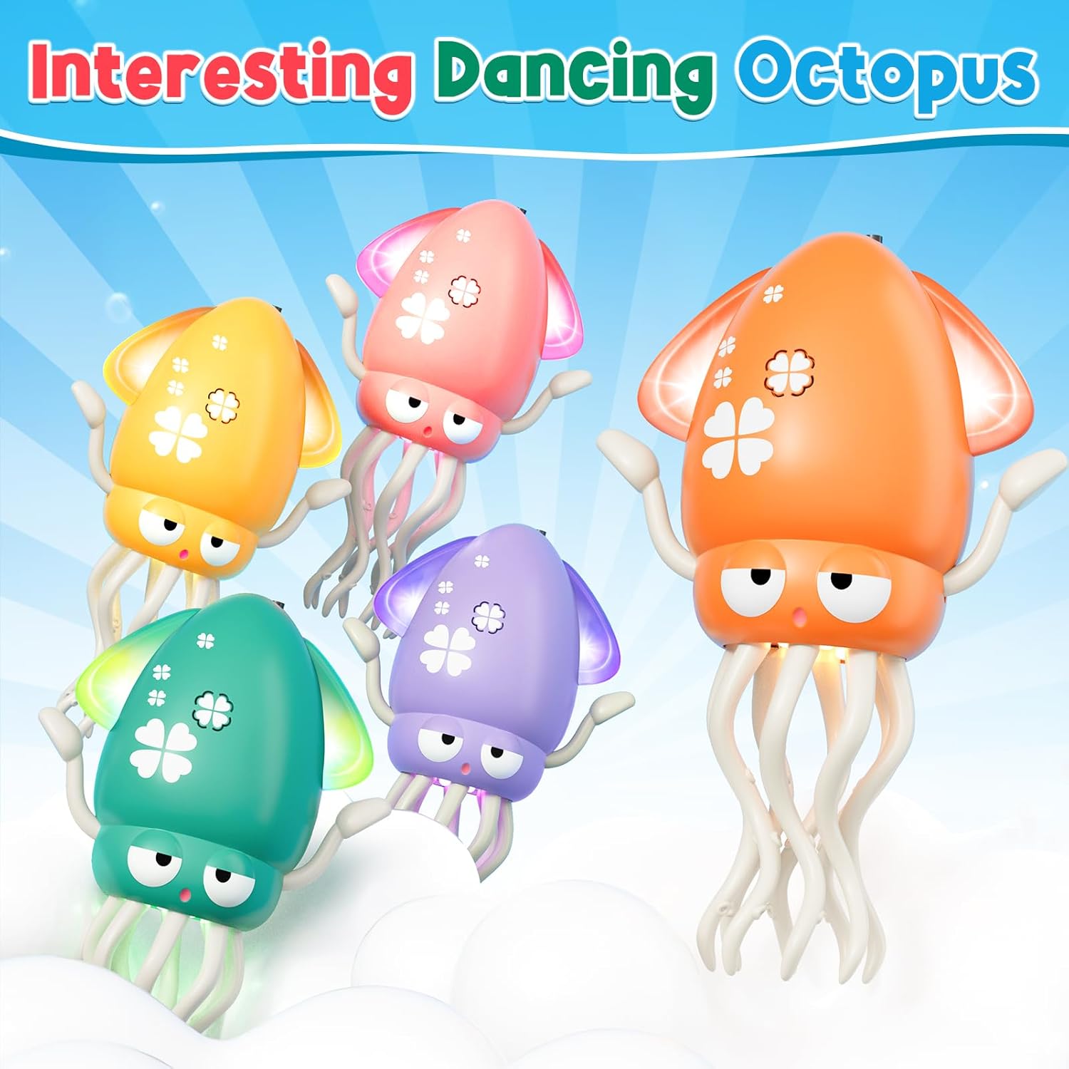 Dancing Octopus Toy – Simulated Fishing Play