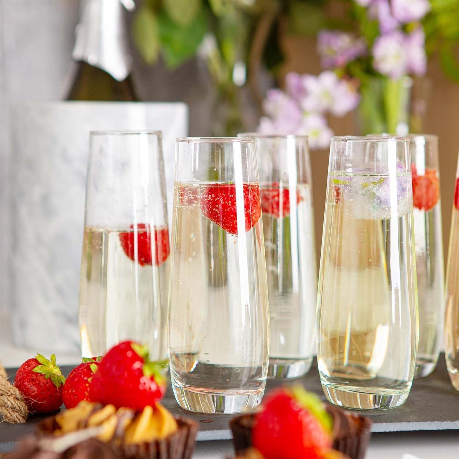 Luxury Crystal Glasses – Elegant silhouette