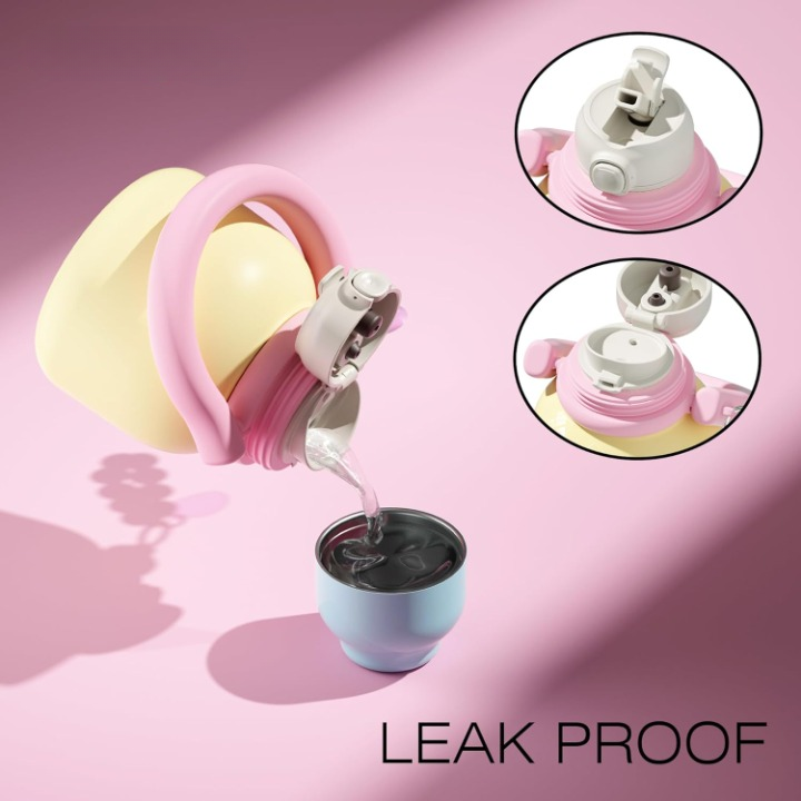 Cute Insulated Bottle With Charm