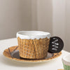 Waffle Style Ceramic Cup Set