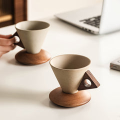 Triangle Cup & Saucer