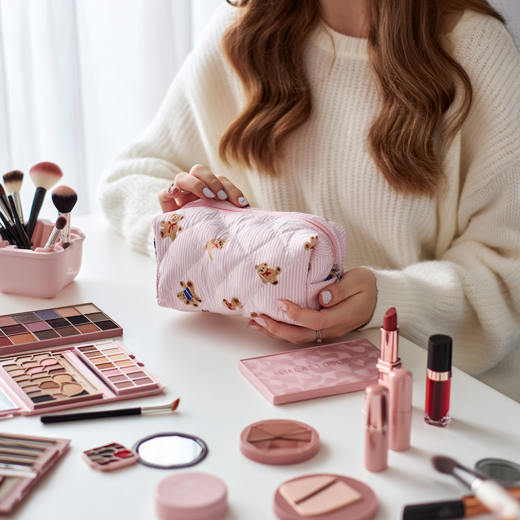 Cute Bear Makeup Pouch