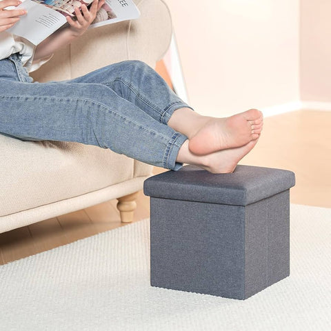 Foldable Storage Stool Cube