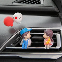 Cute Couple Car Interior Ornament
