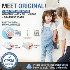 Growth Chart Mirror for Kids