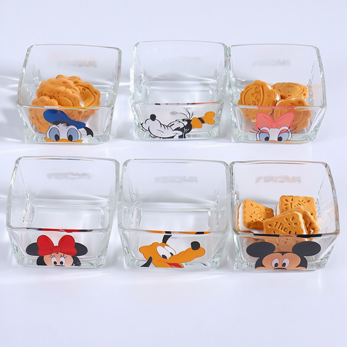 Disney Glass Dessert Bowls