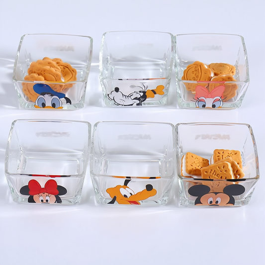 Disney Glass Dessert Bowls