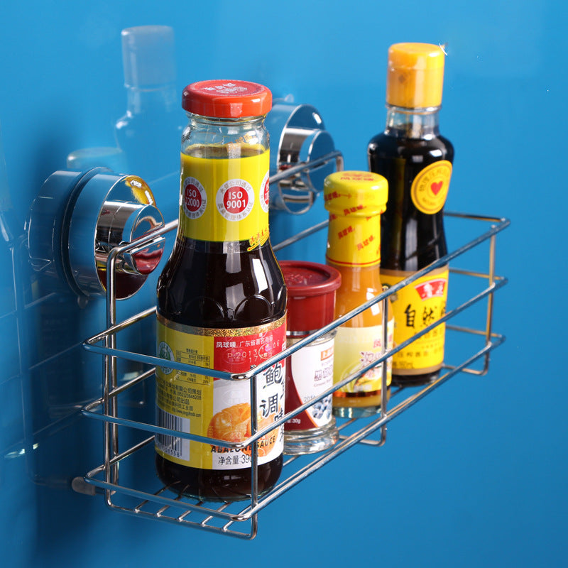 Wall-Mounted Suction Storage Rack
