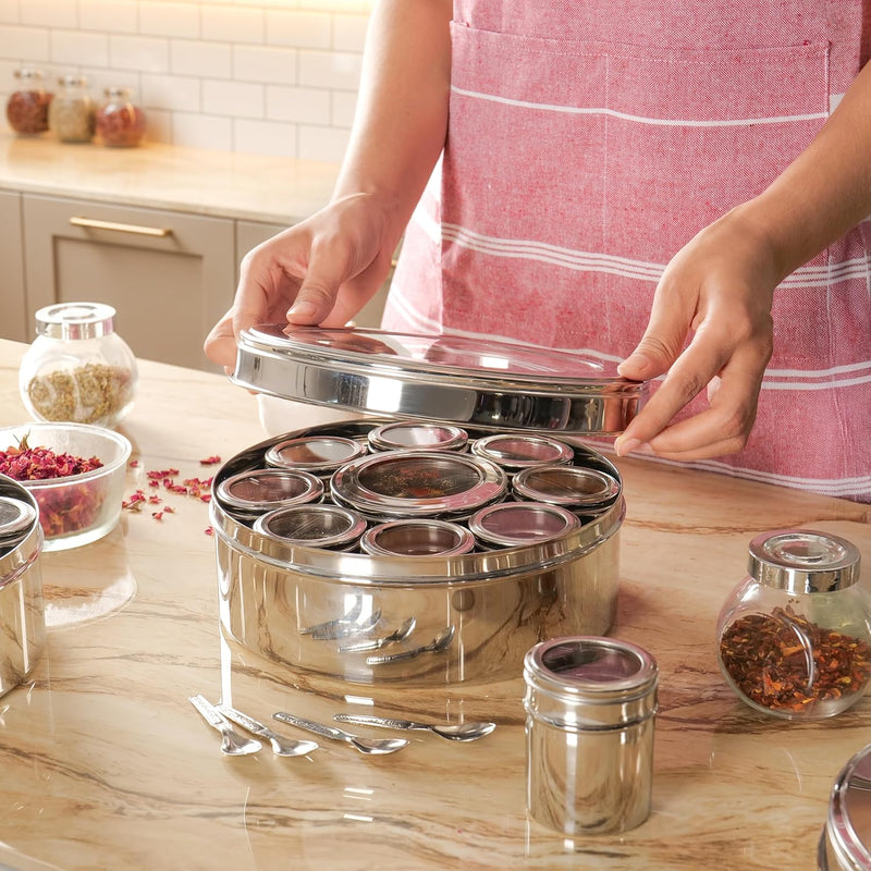 12 in 1 Stainless steel Spices box