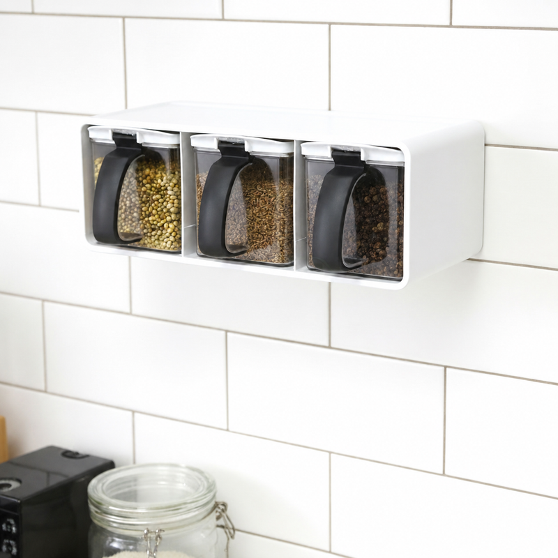 Premium Wall-Mounted Spice Organizer
