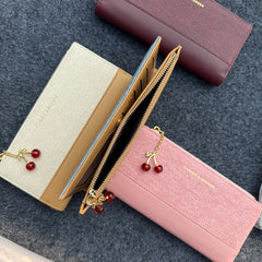 Cherry Zipper Wallet