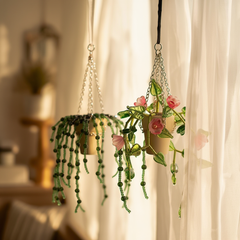 Crystal Hanging Planter
