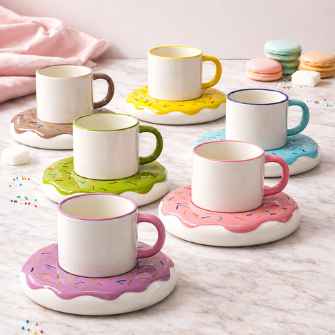 Donut Cup & Saucer Set