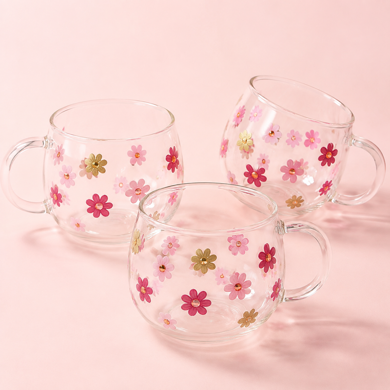 Bloom Glass Mug