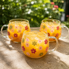 Bloom Glass Mug