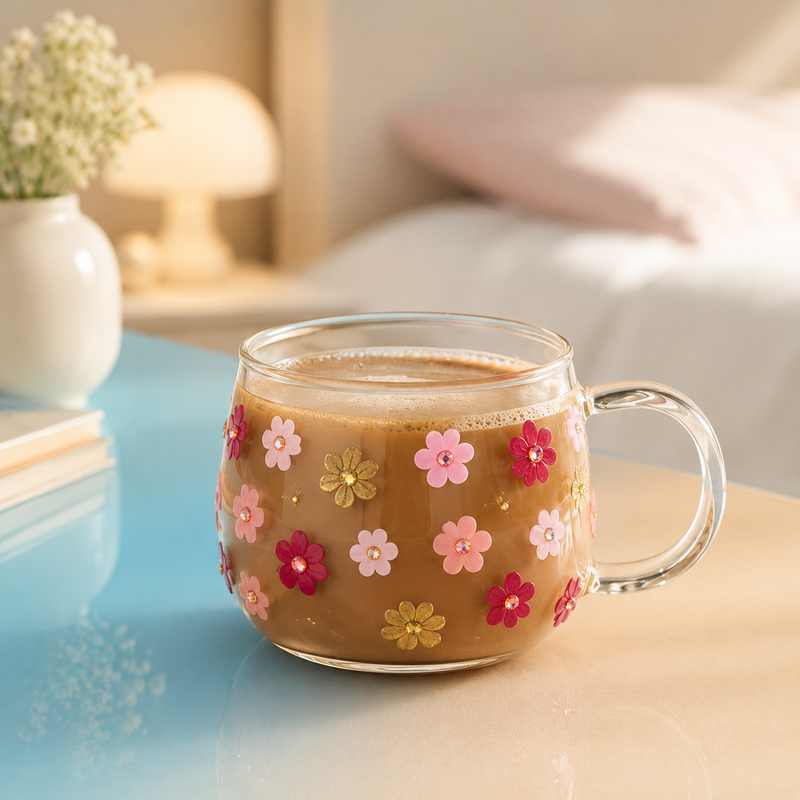 Bloom Glass Mug