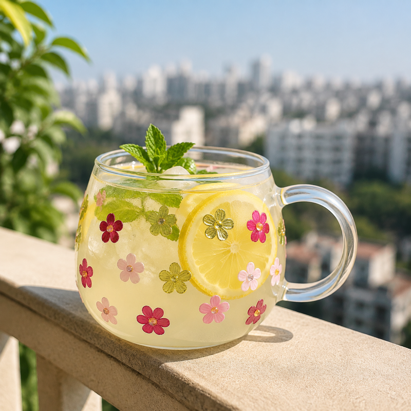 Bloom Glass Mug