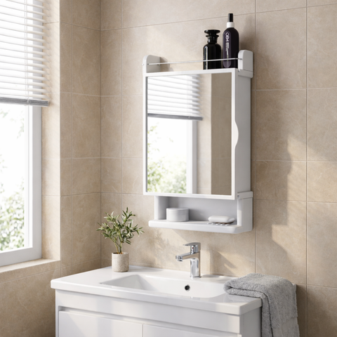 Premium Cabinet With Mirror
