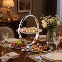 3 Layer Crystal Serving Stand