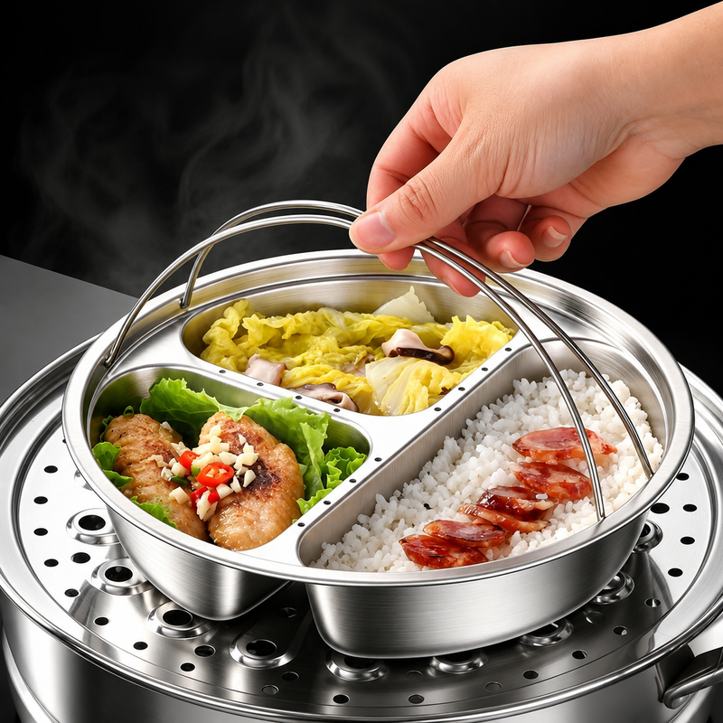 Premium Stainless Steel Steam Plate