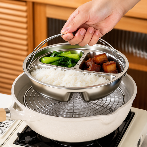 Premium Stainless Steel Steam Plate