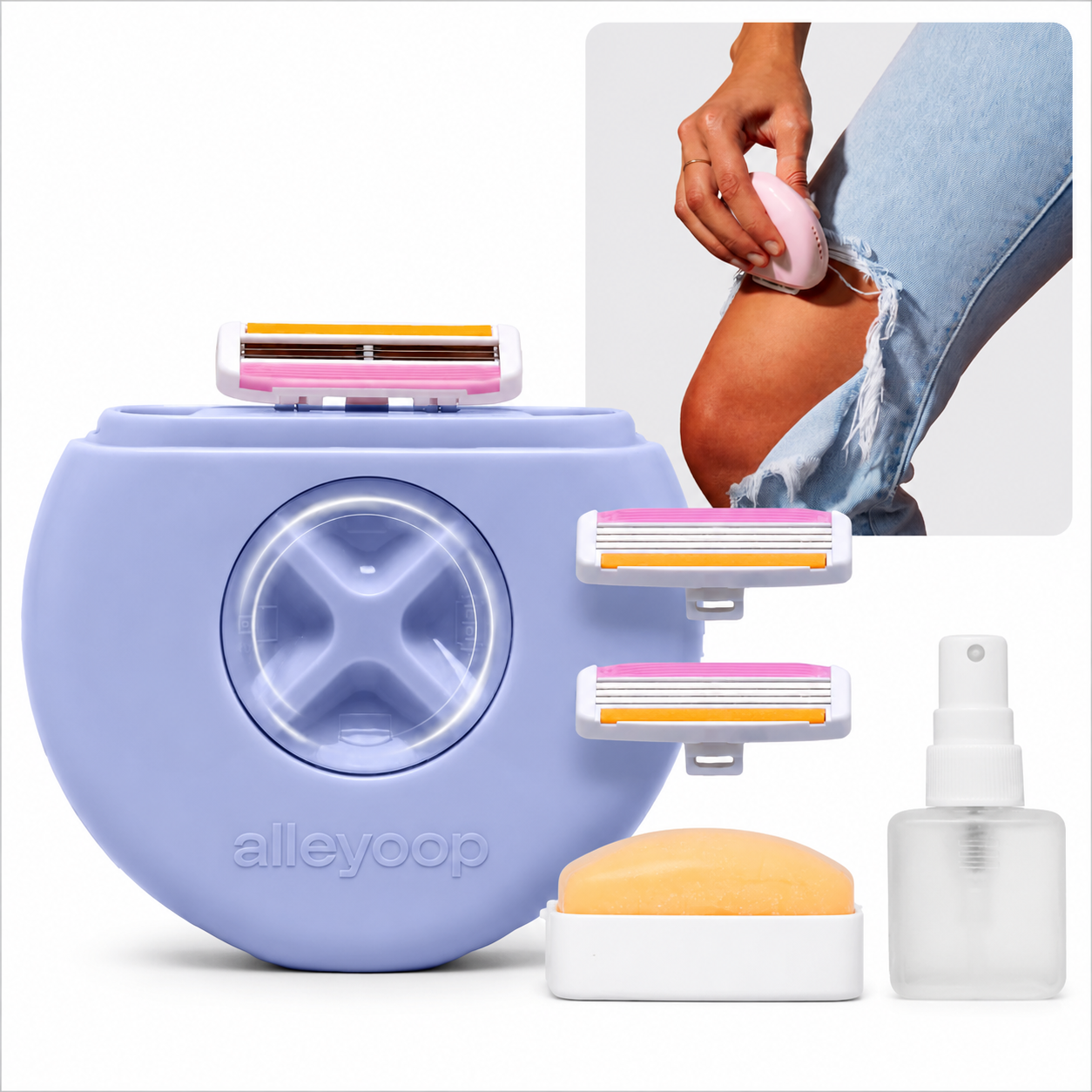 3-in-1 Travel Razor – Compact Travel Razor Kit