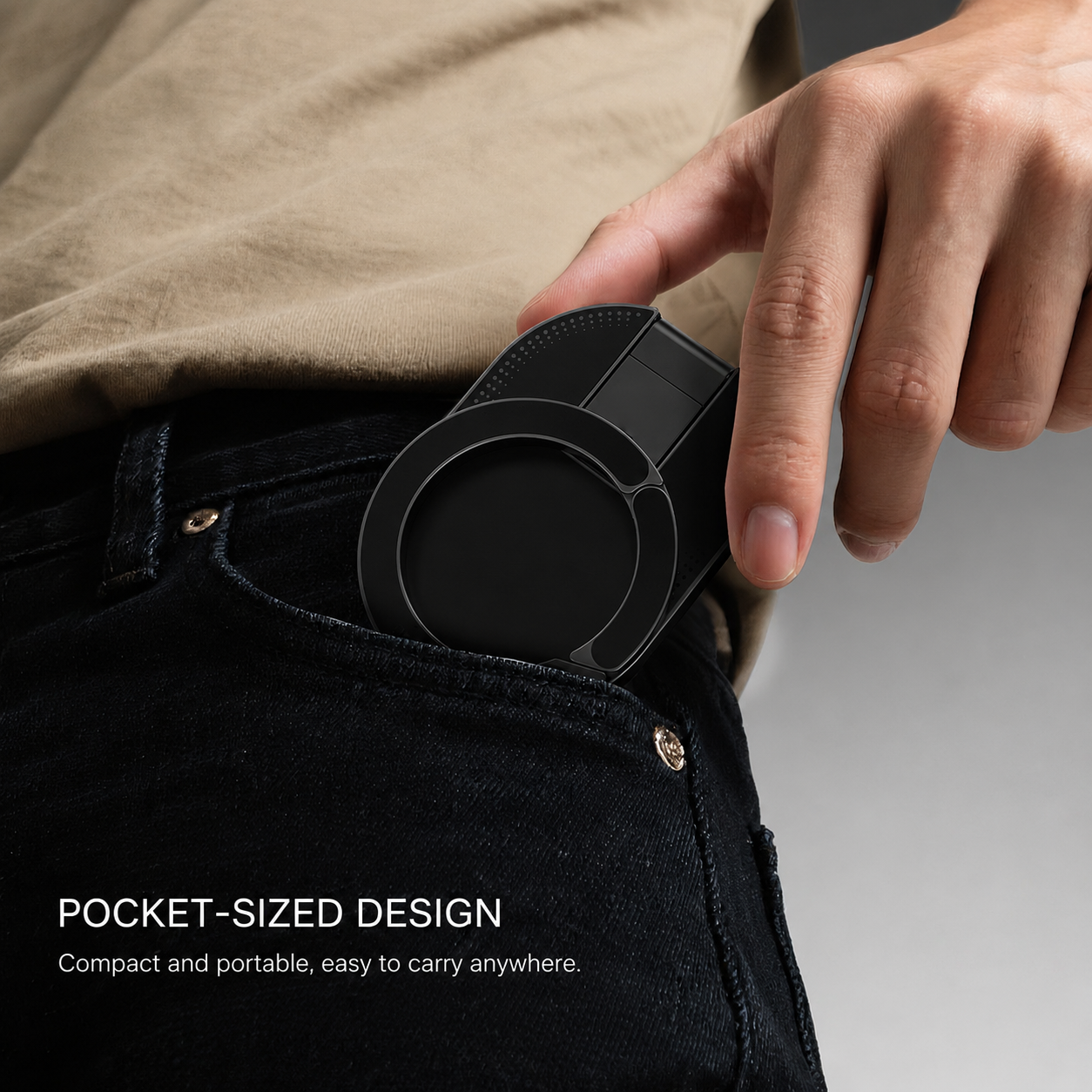 Portable Magnetic Vacuum Phone Holder – 360° Adjustable Viewing