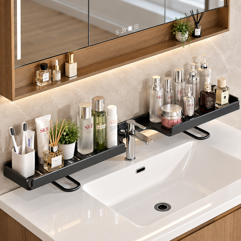 Adjustable Over Faucet Storage Rack