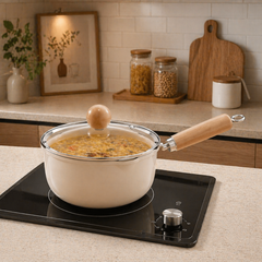 Wood Grip Cookware Pot