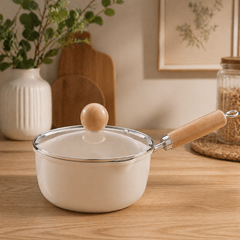 Wood Grip Cookware Pot