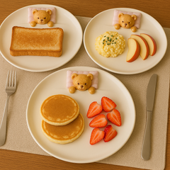 Sleeping Teddy Bear Plate