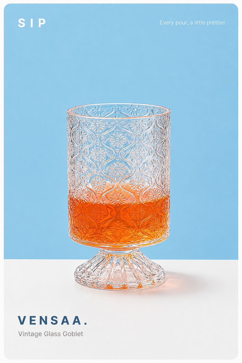 Elegant Crystal Glass