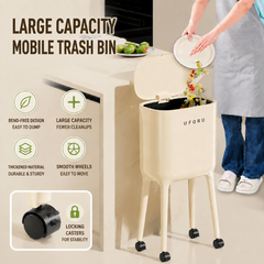 Rolling Trash Bin